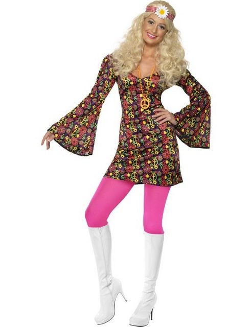 Image of 1960's Cnd - Adult Costume Size: 8-10