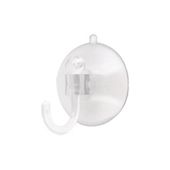 Basic 20468 Suction Hooks Clear 40mm