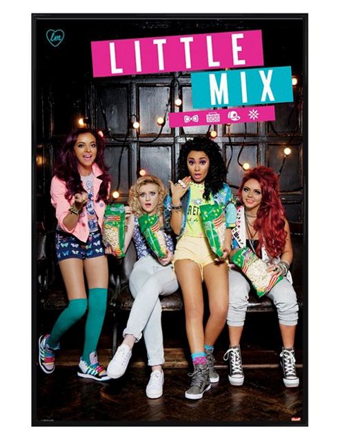 Image of Little Mix Gloss Black Framed X-factor Starlets Poster