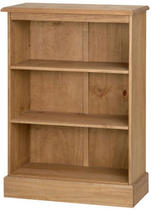 Image of Core Products Cotswold Low Waxed Pine Bookcase