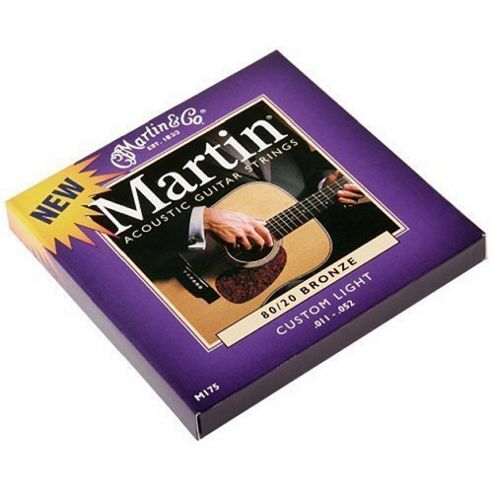 Image of Martin Custom Light Acoustic Bronze Set Of Strings