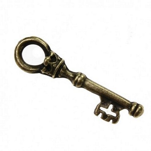 Image of Decorative Key Charm Steampunk - 4 Pack