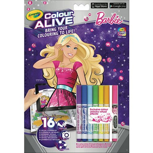 Image of Crayola Colour Alive Barbie