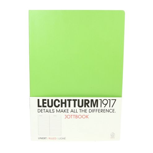 Image of Leuchtturm 1917 Lime Jotter A4 Ruled