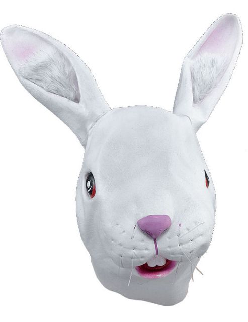 Image of Adult White Rabbit Mask