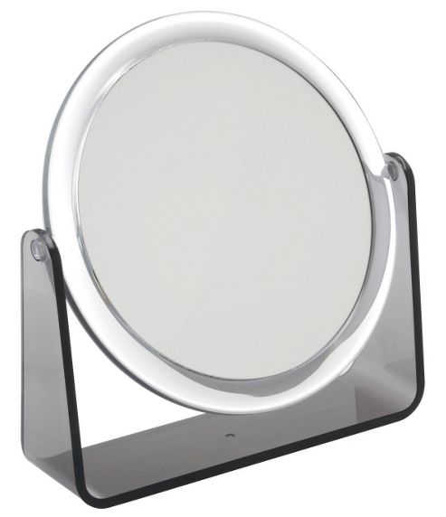 Image of Famego 5x Magnification Stand Mirror In Smoke