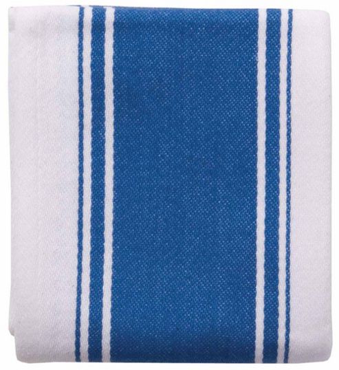 Image of Now Designs Single Symmetry Tea Towel, Royal Blue
