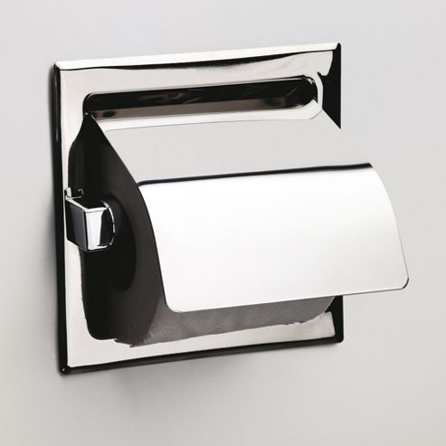 Image of Sonia Recessed Toilet Roll Holder With Flap