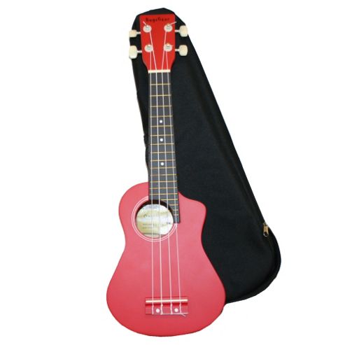 Image of Bugs Gear Ukulele With Bag - Red