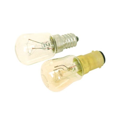 Image of Clear 15w Sbc B15 Lamp Light Pygmy Bulb 2-pack