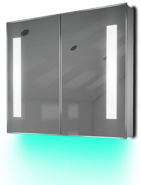 Image of Ambient Demist Bathroom Cabinet With Sensor & Internal Shaver Socket K80t