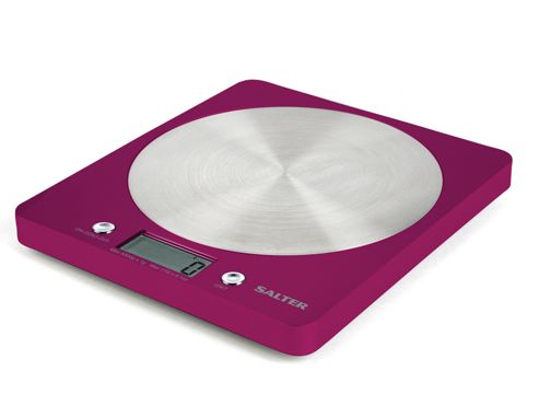 Image of Salter 1046pkdr Electronic Kitchen Scales Fushia