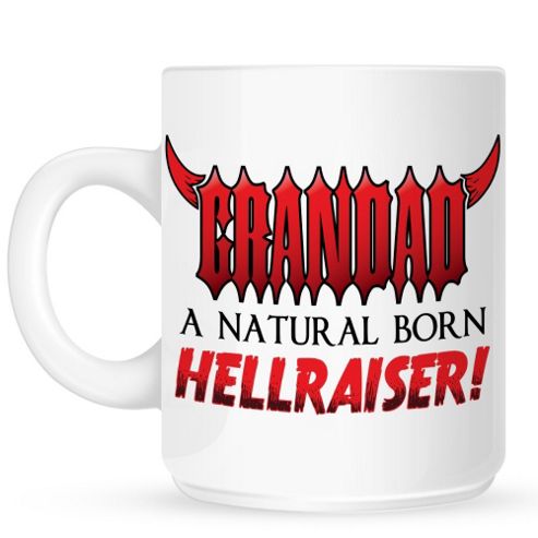 Image of Grandad A Natural Born Hellraiser 10oz Ceramic Mug