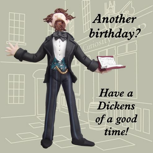 Image of Holy Mackerel Dickens Of A Good Time Greetings Card