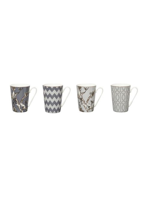 Image of Living By Christiane Lemieux Chinese Blossom Set 4 Mugs