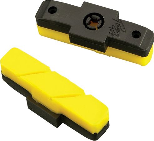 Image of Acor Magura Trials Brake Pads: Yellow/black