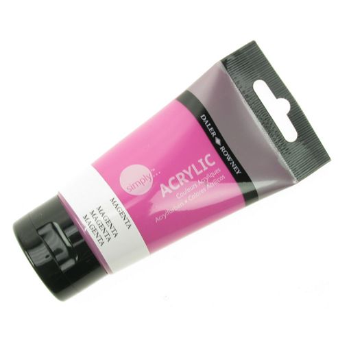 Image of Daler Simply Acrylic Magenta 75ml