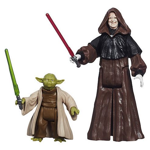 Image of Star Wars Mission Series - Darth Sidious And Yoda Figures