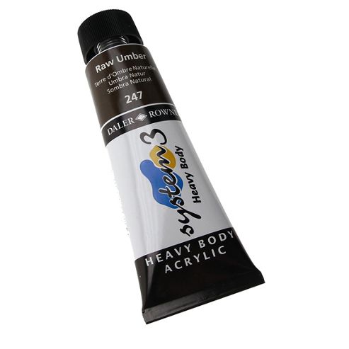 Image of System 3 Heavy Body 75ml Raw Umber