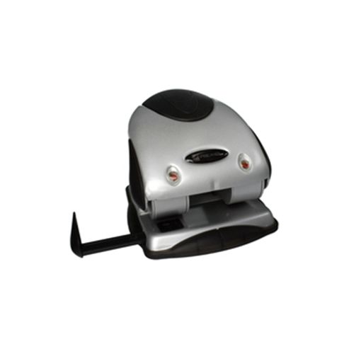 Image of Rexel P240 Punch 2-hole Heavy-duty With Nameplate Capacity 40x 80gsm Silver And Black Ref 2100748