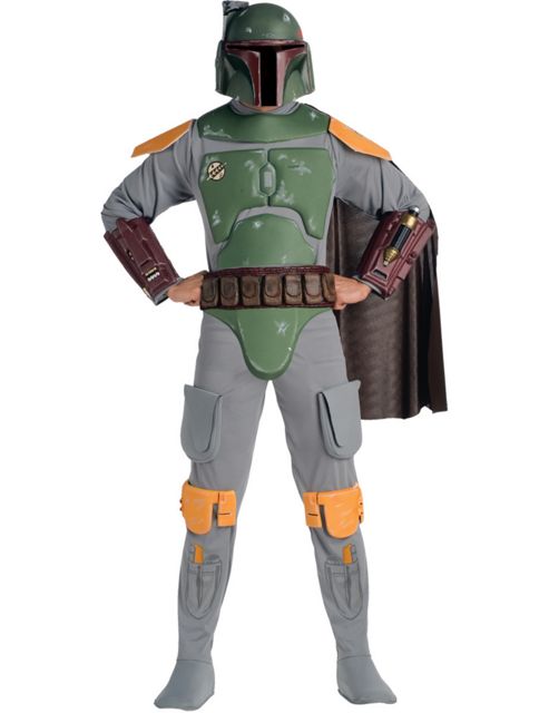 Image of Deluxe Star Wars Boba Fett Costume Standard