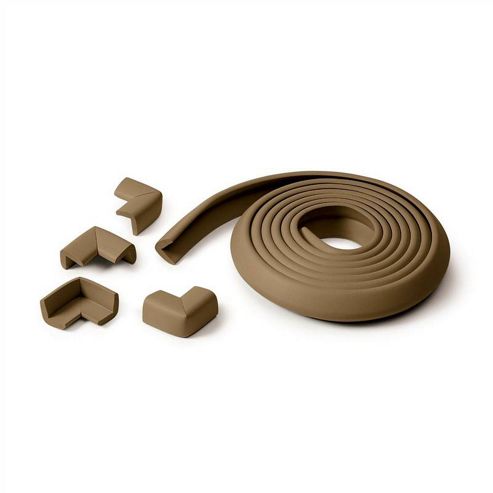 Image of Prince Lionheart Cushiony Table Edge Guard Plus 4 Corners Chocolate