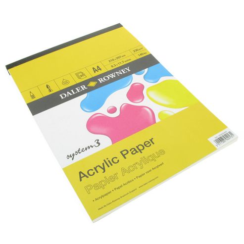 Image of System 3 Acrylic Pad A4.