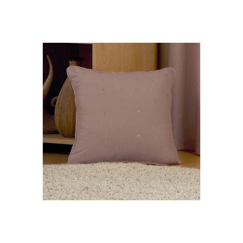 Image of Dreams N Drapes Curtina Hudson Single Cushion Cover In Coffee