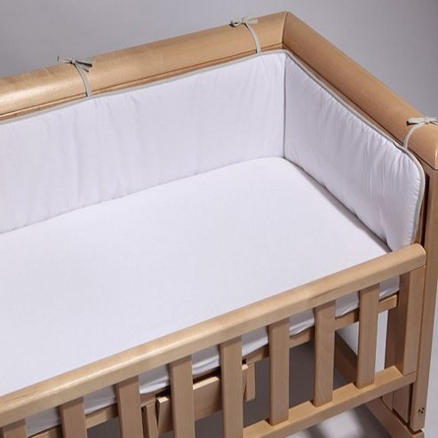 Image of Troll Crib Bedside Bumper Set (white)