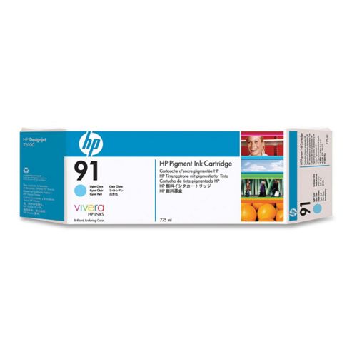 Image of Hp 91 Pigment Ink Cartridge - Cyan