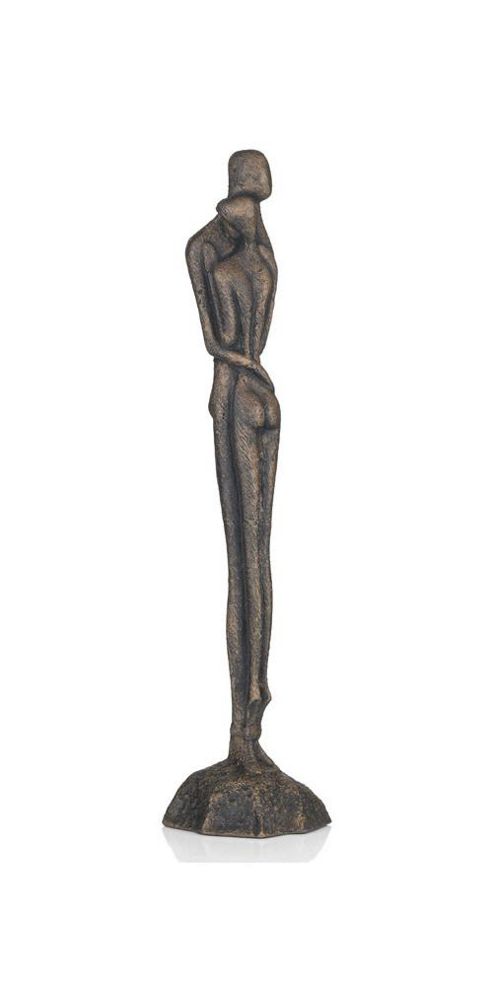 Image of Beautufully Made Holding Male And Female Table Sculpture