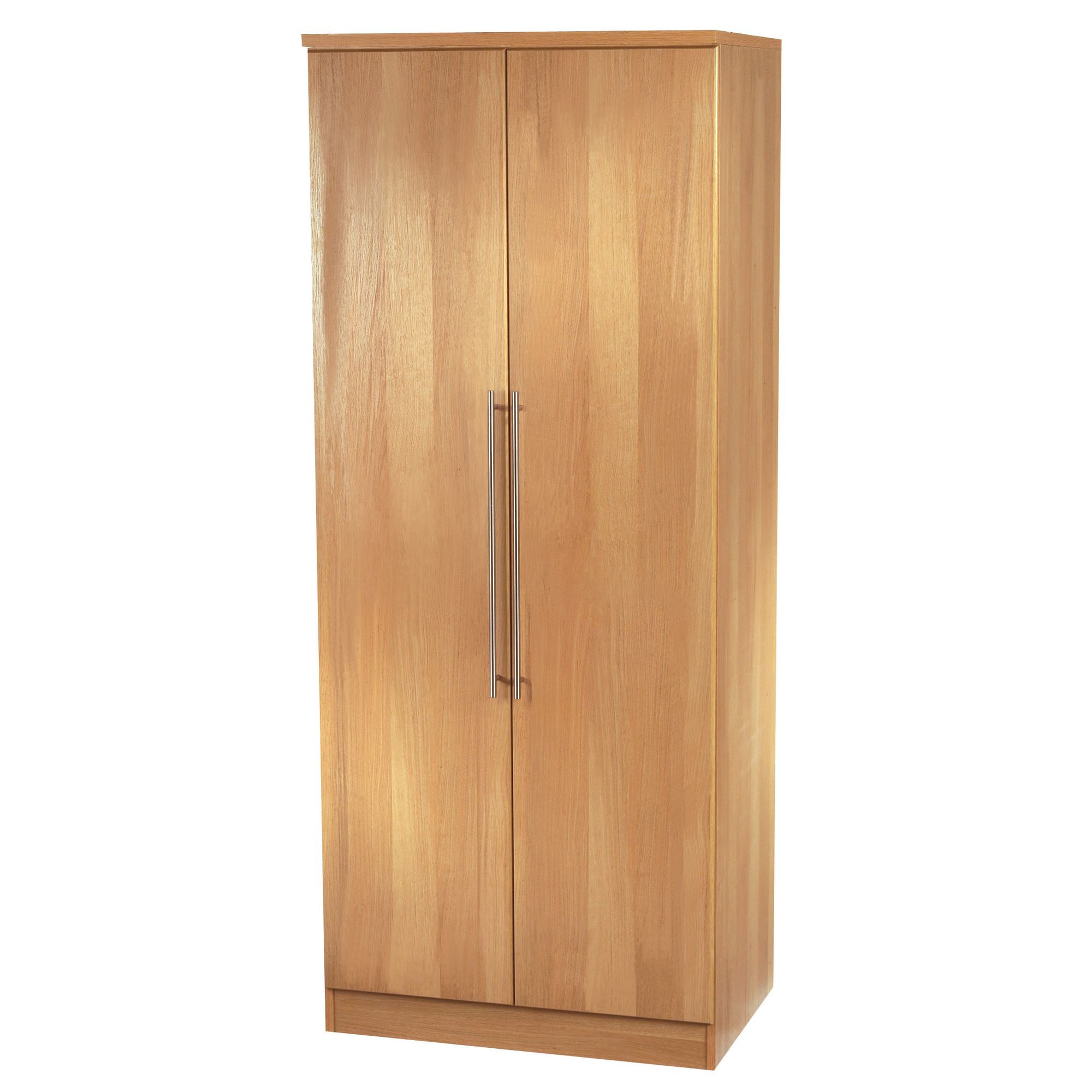 Welcome Furniture Sherwood 76.2 cm Plain Midi Wardrobe - English Oak at Tesco Direct