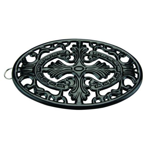 Image of Victorian - Traditional Cast Iron Trivet / Pan Rest - Black