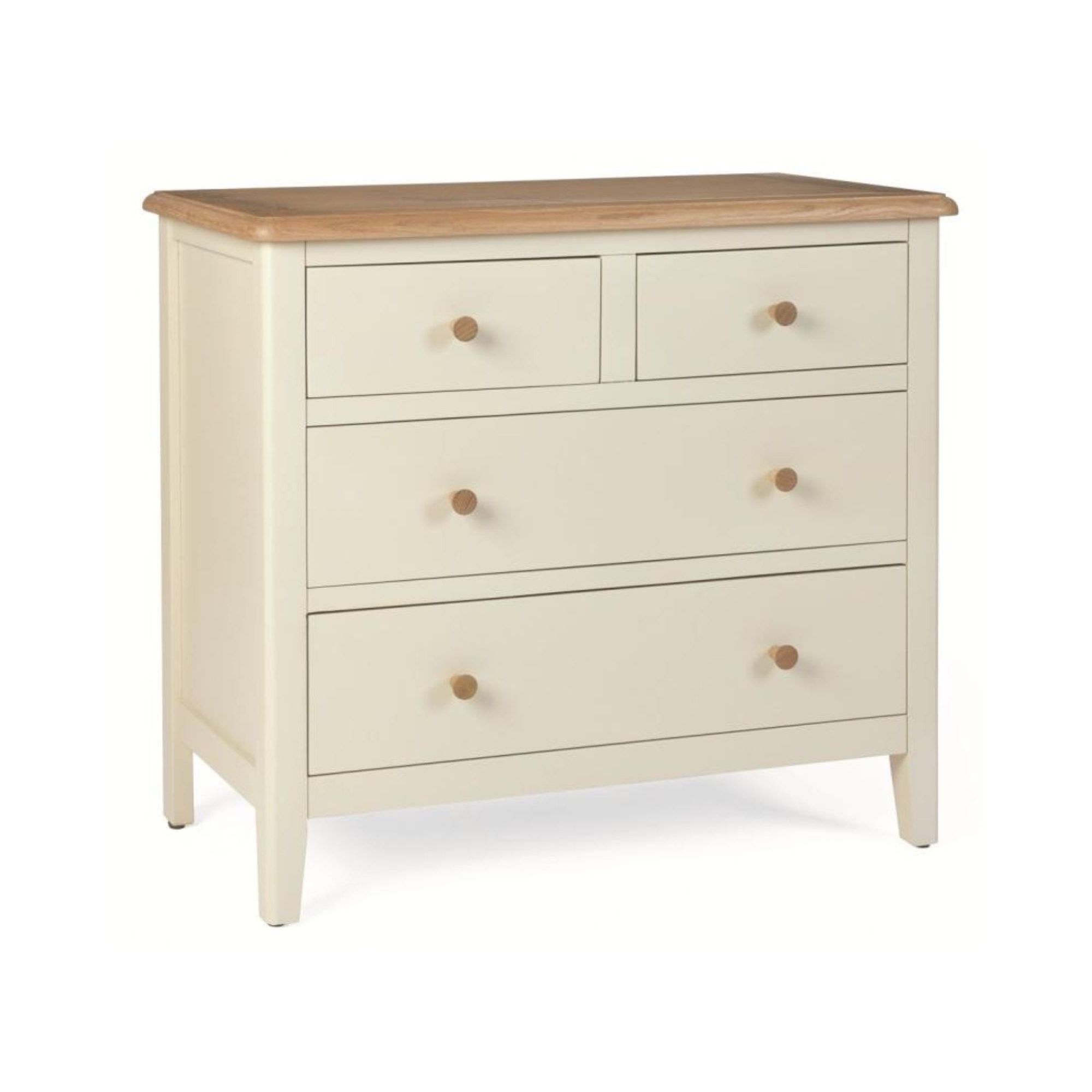 Kelburn Furniture Cottage Painted 2 over 2 Drawer Chest at Tesco Direct