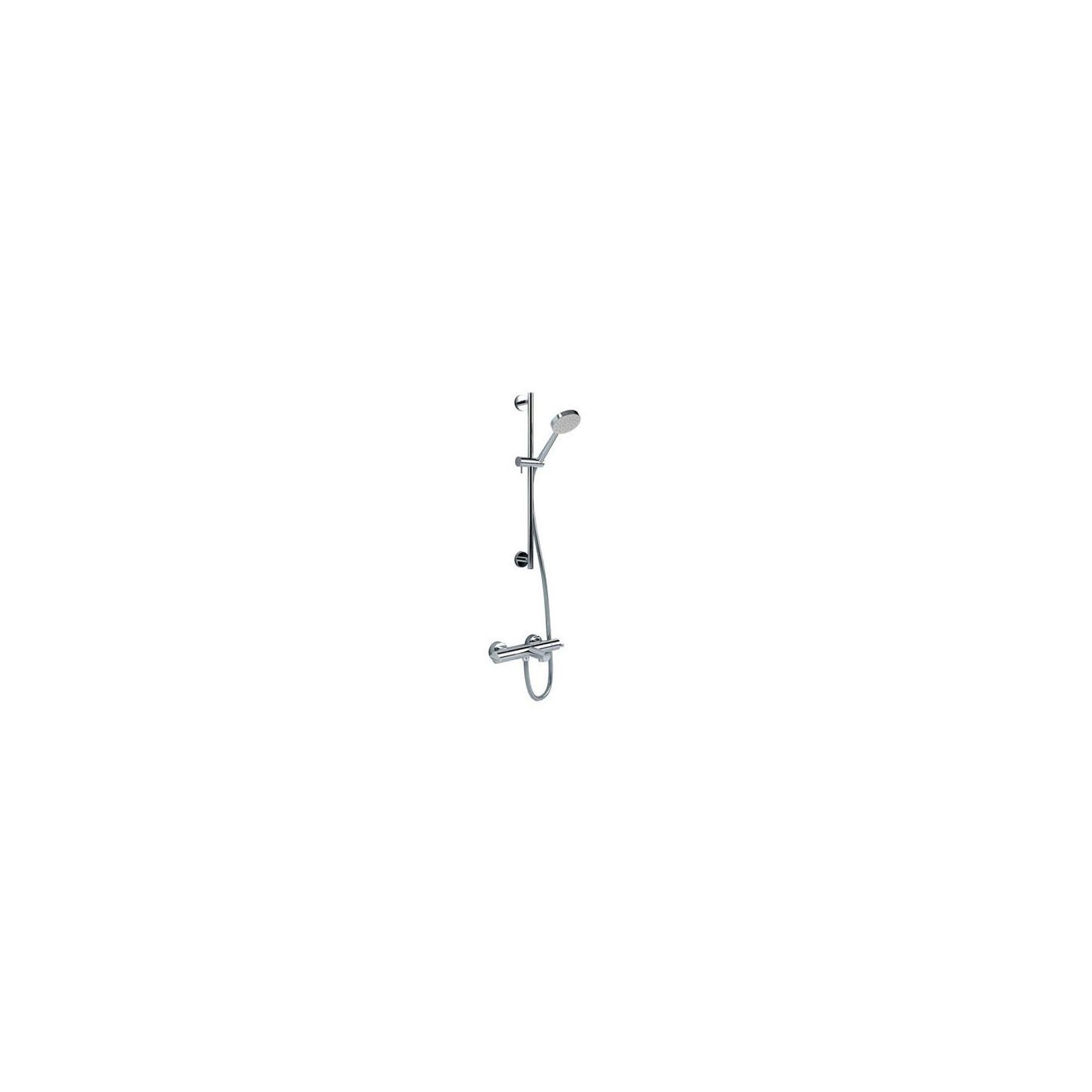 Inta City Thermostatic Bath Shower Mixer Tap with Shower Kit Chrome at Tesco Direct