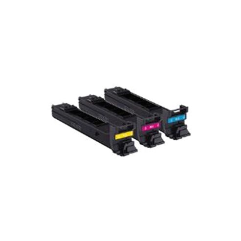 Image of Konica Minolta Standard Cyan/magenta/yellow Toner Value Pack (yield 4000 Prints)