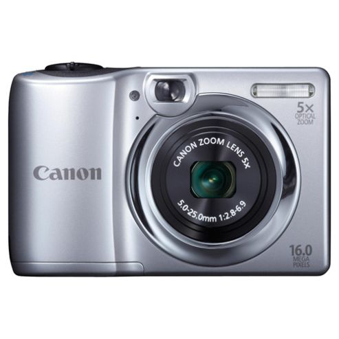 Buy Canon Powershot A1300 Digital Camera, Silver, 16mp, 5x Optical Zoom 