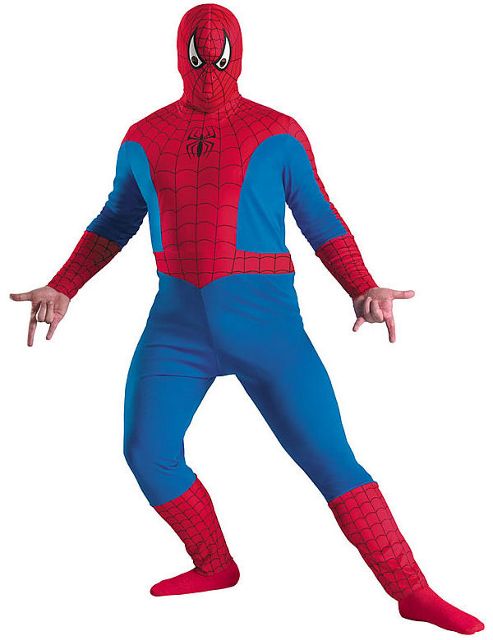 Image of Classic Spiderman Super Hero Costume (plus Size)