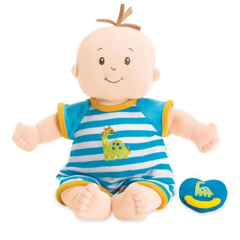 Image of Baby Stella Doll Boy With Magnetic Dinosaur Dummy For 12m+