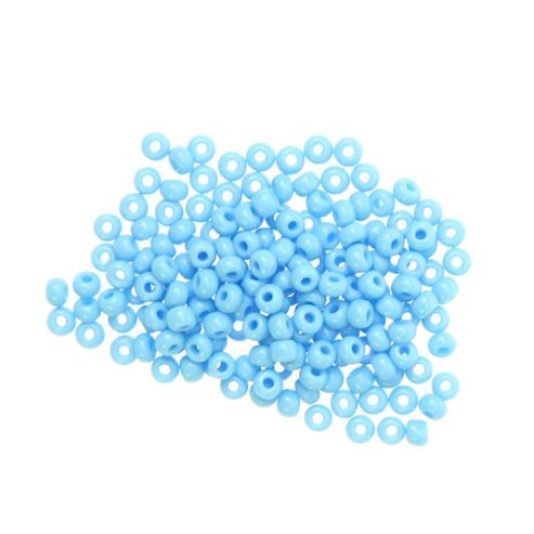 Image of Czech Seed Bead 8/0 Op Light Blue