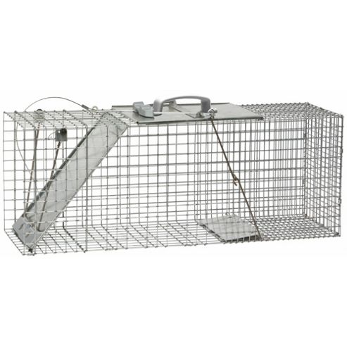 Image of Havahart Pest Control 1085 Large Single Door Easy Set Live Cage Trap