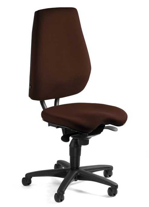 Image of Topstar Alustar Basic Swivel Chair - Without Arms - Dark Brown