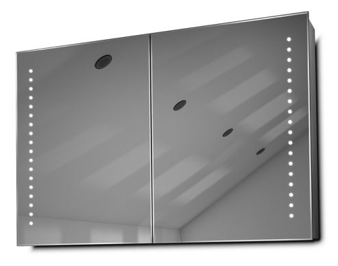 Image of Fedor Led Bathroom Cabinet With Demister Pad, Sensor & Shaver K369