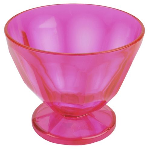 Image of Tesco Picnic Acrylic Sundae Dish fuchsia