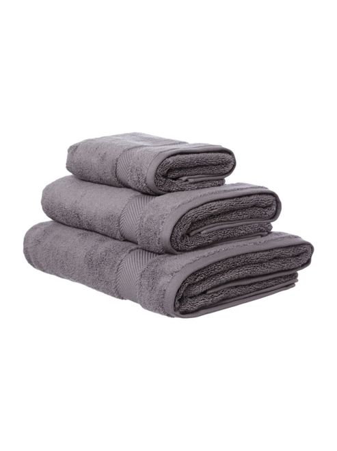 Image of Luxury Hotel Collection Zero Twist Hand Towel In Pewter