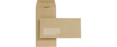 Image of New Guardian Envelopes Lightweight Pocket Press Seal Window 80gsm Manilla Dl [pack 1000]