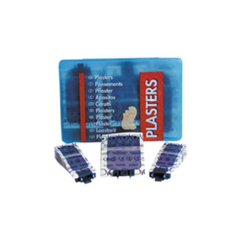 Image of Wallace Cameron Blue Detectable Pilferproof Plasters Pack Of 150 1206008