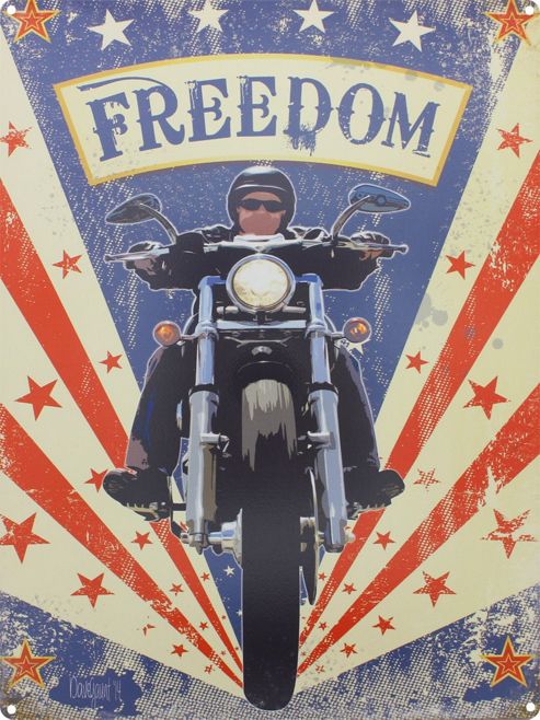 Image of Freedom Tin Sign