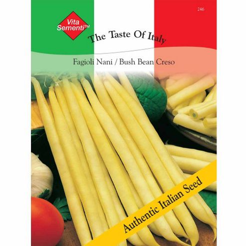 Image of Dwarf Bean 'creso' - Vita Sementi&reg; Italian Seeds - 1 Packet (40 Grams)