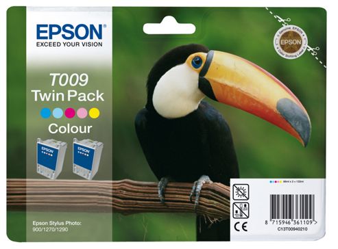 Image of Epson T009 Printer Ink Cartridge - Tri-colour